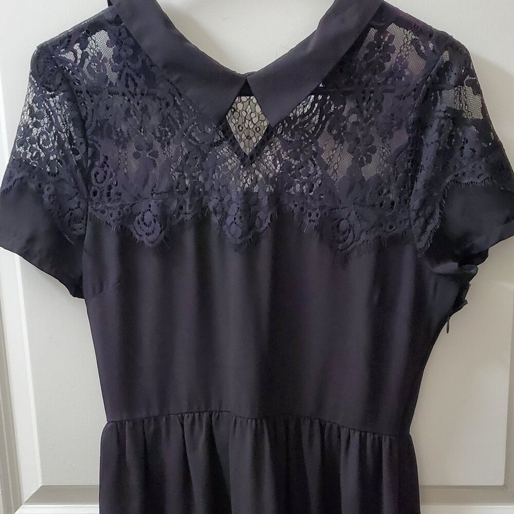 Speechless Medium Black Lace Babydoll Dress